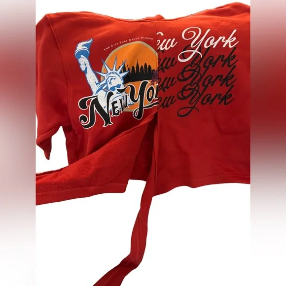 3.1 Phillip Lim We Are NY Front Wrap Hoodie NWOT - Picture 5 of 10